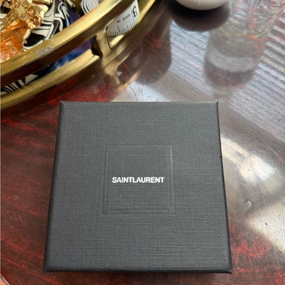 Vintage YSL Gold Rope Earrings - Picture 2 of 5